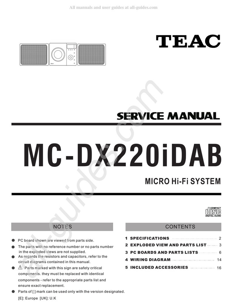 Teac MC-DX220iDAB User manual