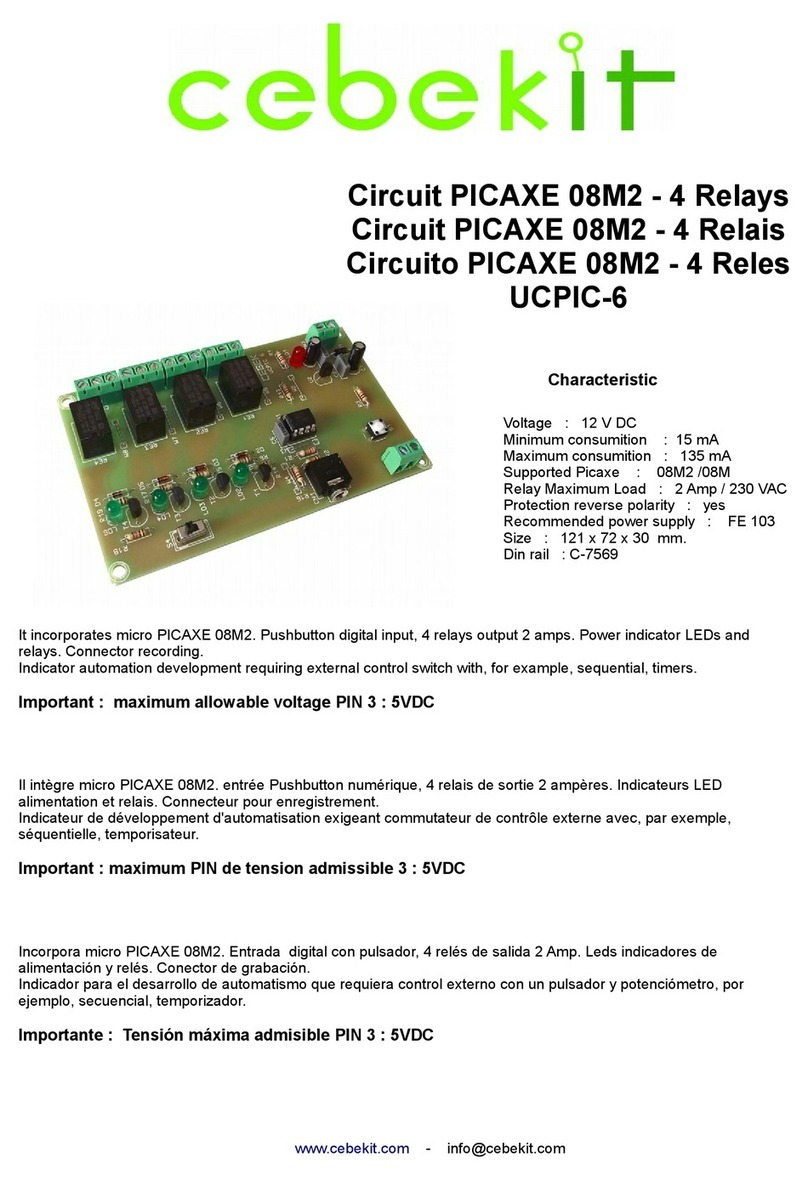 Cebekit UCPIC-6 manual