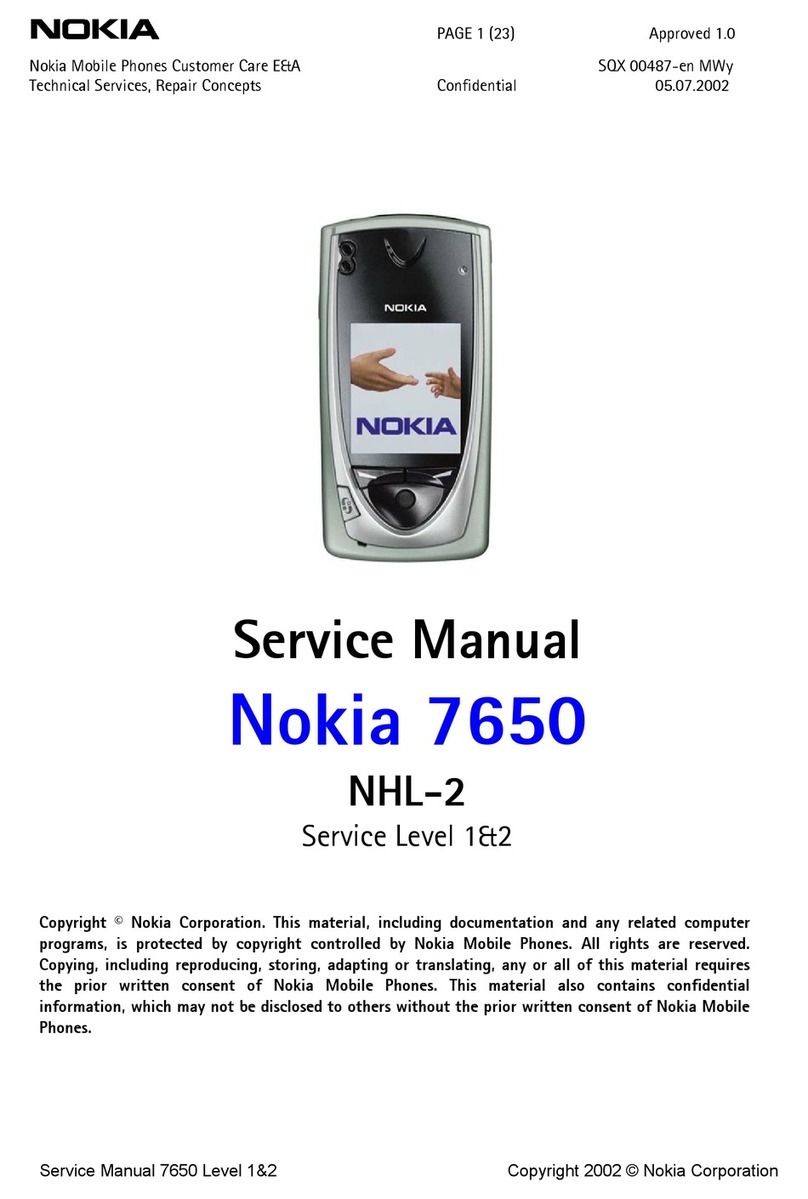 Nokia 7650 Service manual
