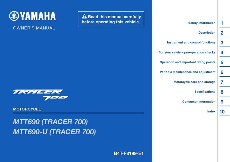 Yamaha TRACER 700 2020 User manual