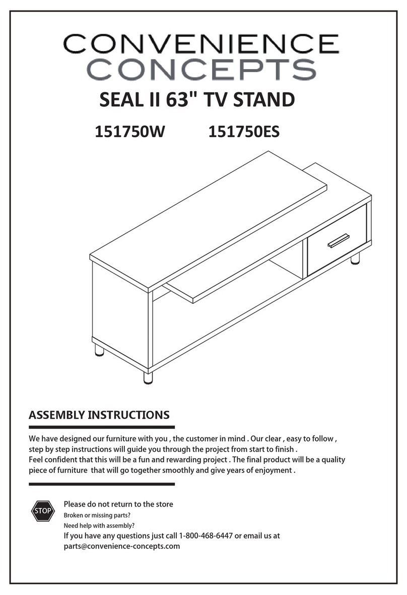 convenience concepts 151750W User manual convenience concepts 151750W User manual