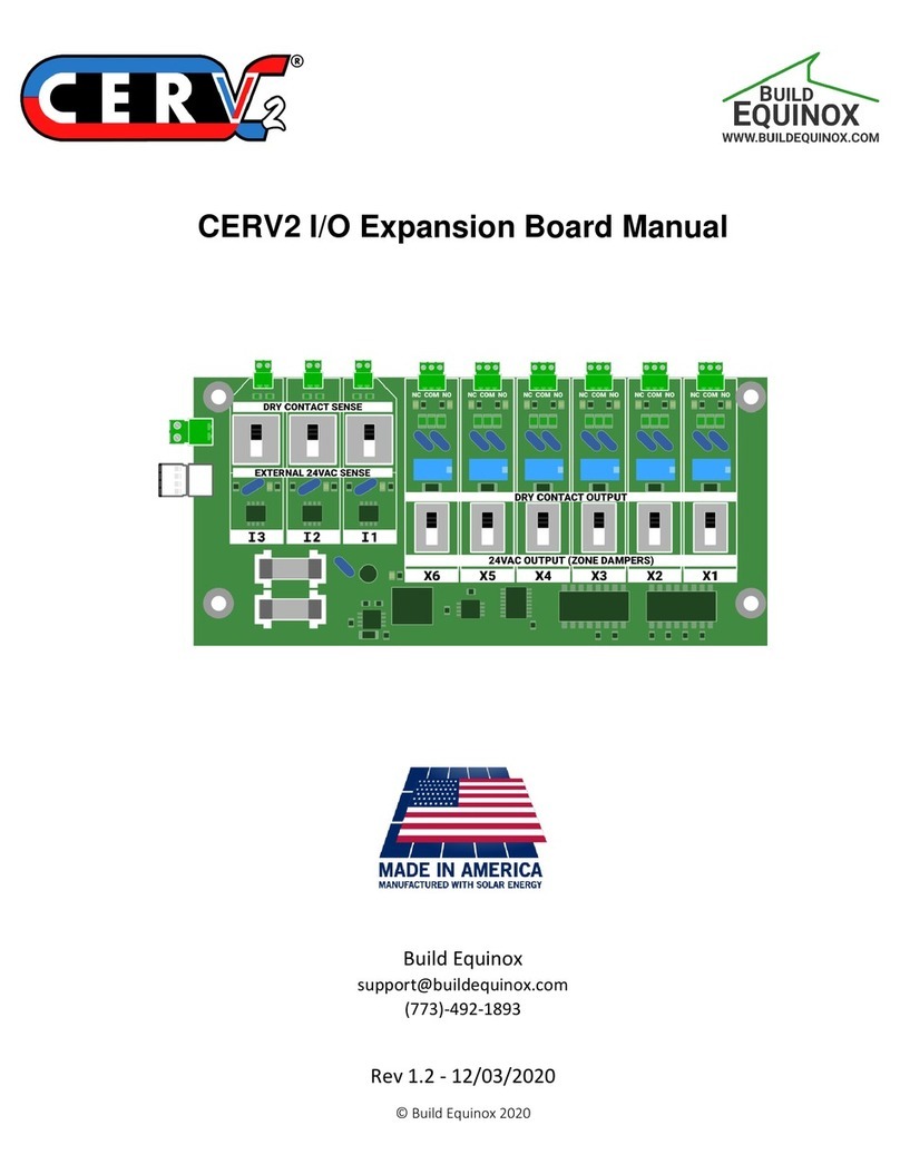 Build Equinox CERV2 User manual