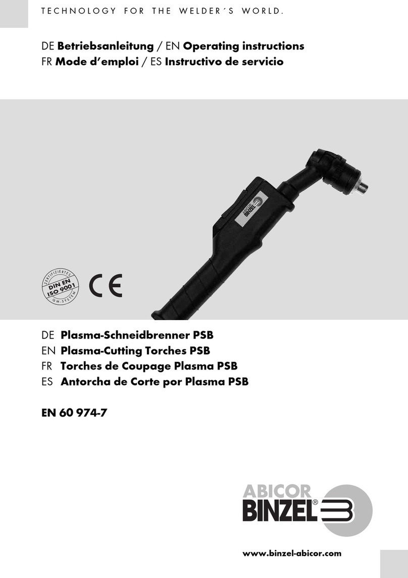 BINZEL-ABICOR PSB 31 operating instructions