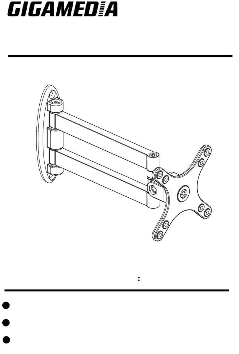 GIGAMEDIA GGM CCMBRKEXTB Assembly instructions