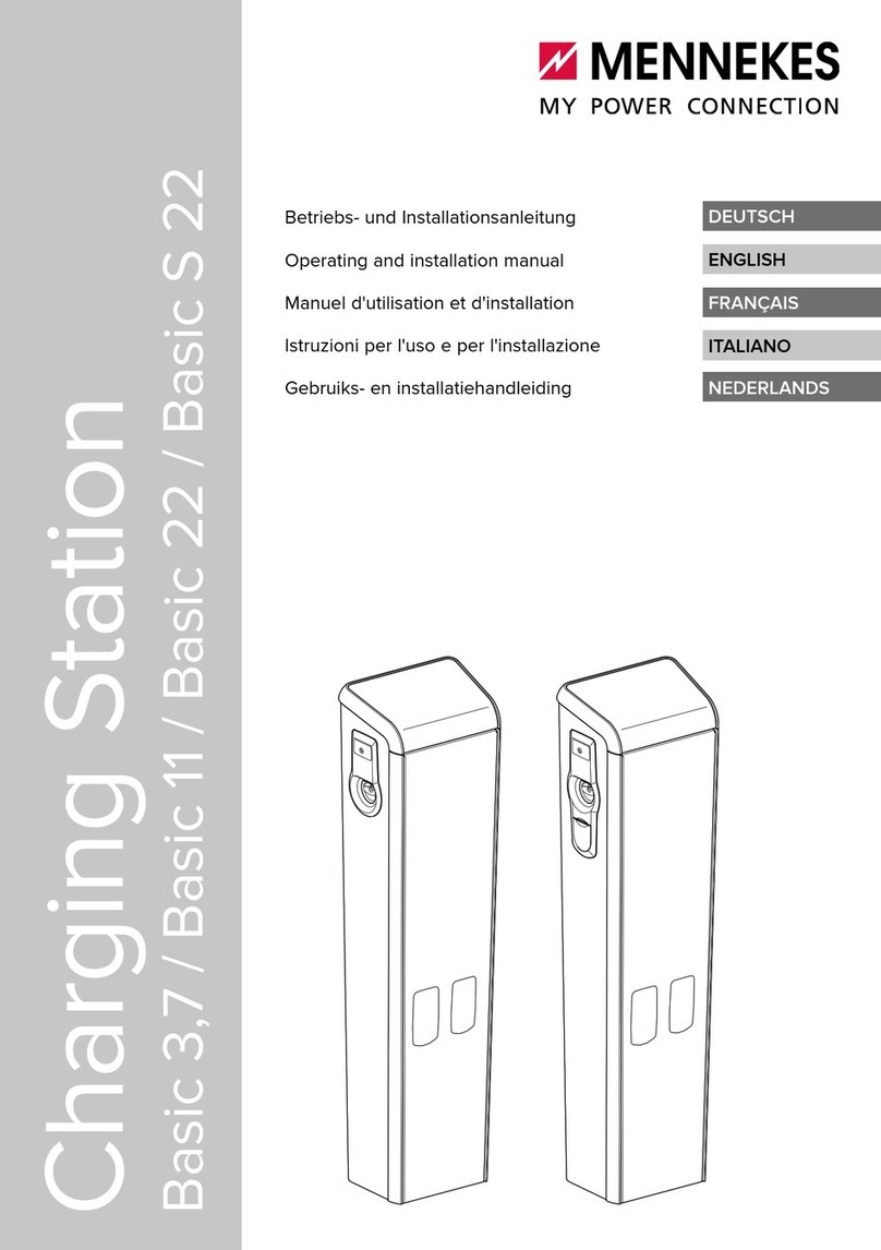 Mennekes Basic 3,7 OPERATING AND INSTALLATION Manual
