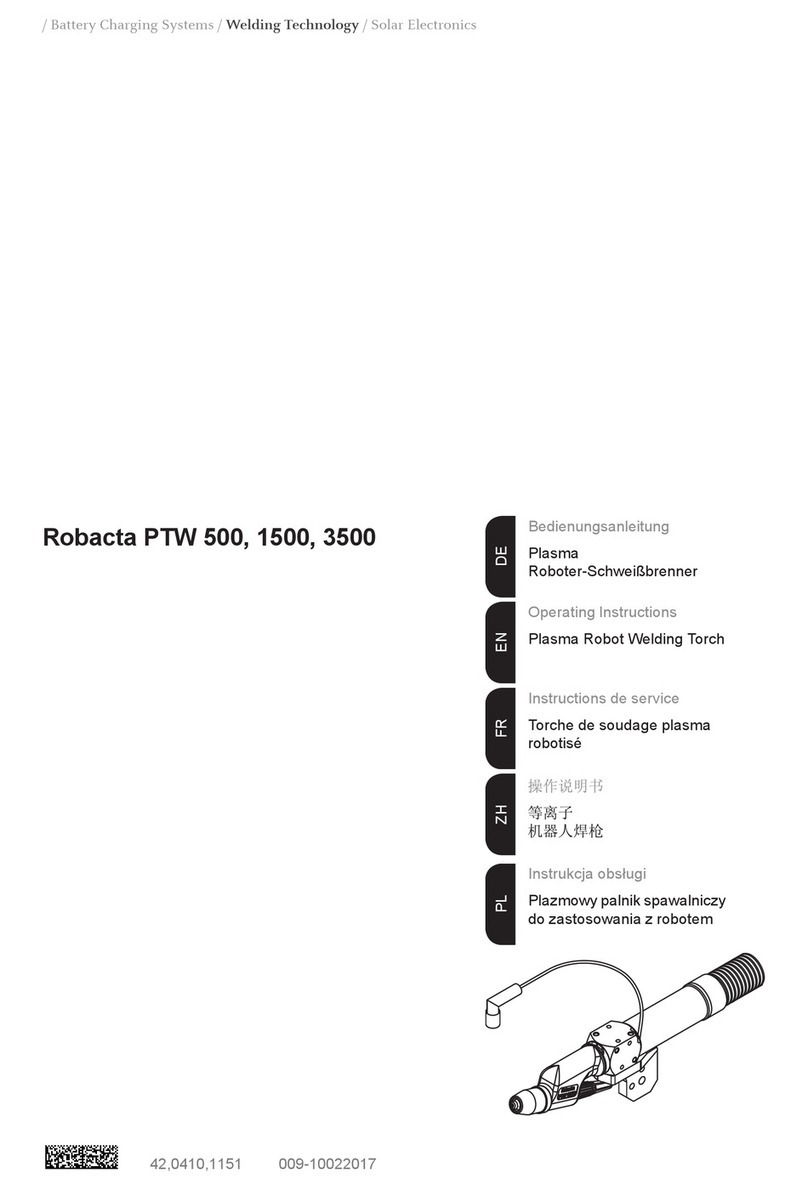 FRO­NIUS Robacta PTW 500 User manual