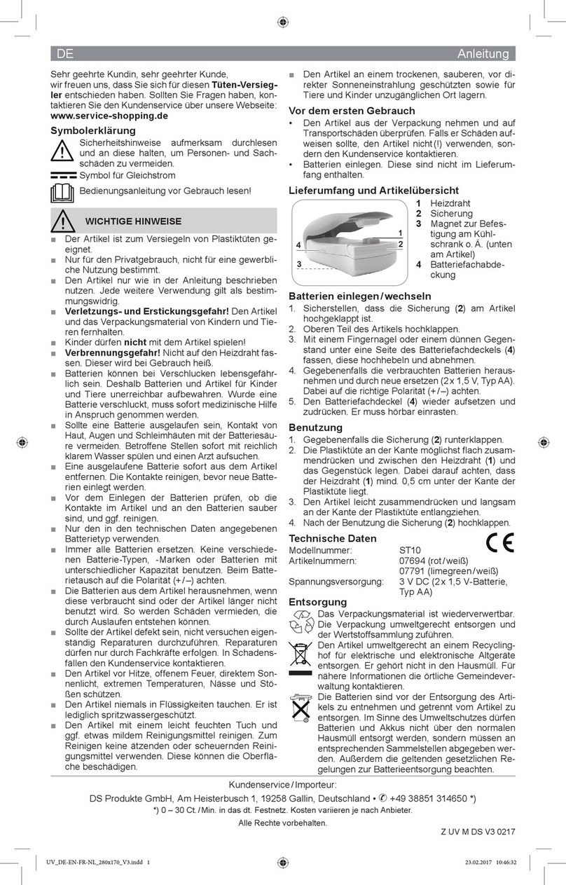 DS Produkte ST10 quick start guide