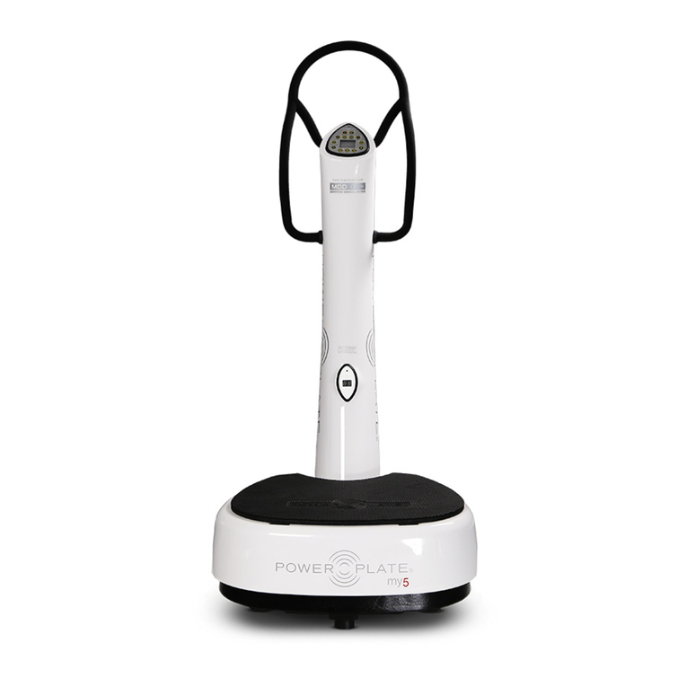 Power Plate MY5 quick start guide