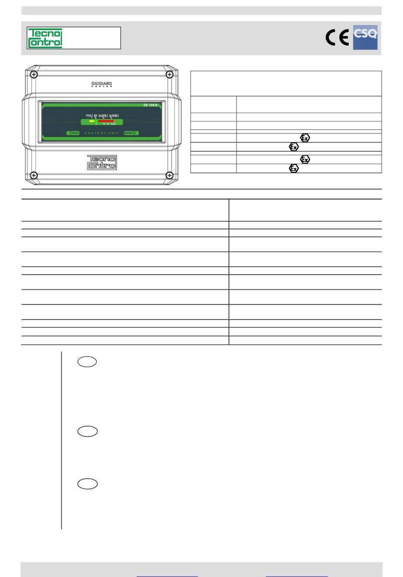 Tecnocontrol SE128K user manual