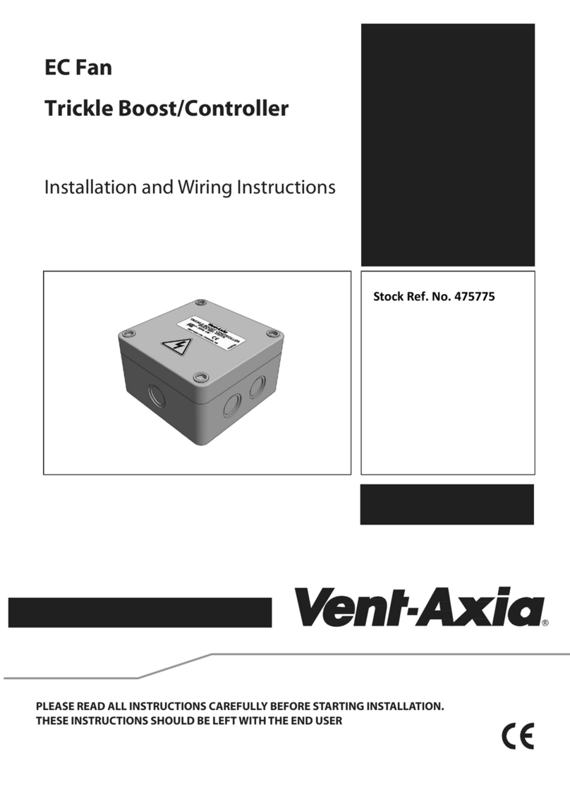 Vent-Axia 475775 Installation and wiring instructions Vent-Axia 475775 Installation and wiring instructions