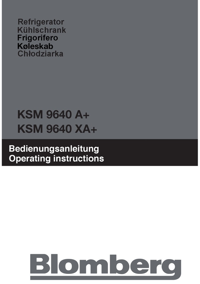 Blomberg KSM 9640 A Series User manual