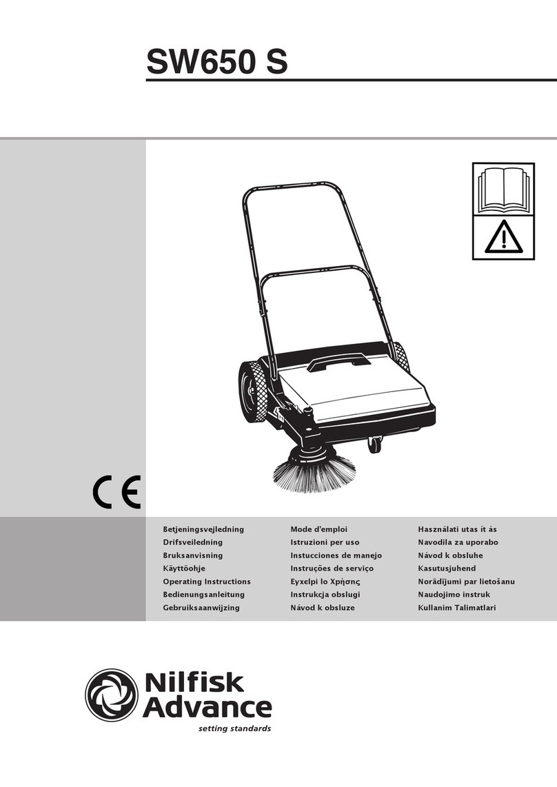 Nilfisk-Advance SW650 S operating instructions