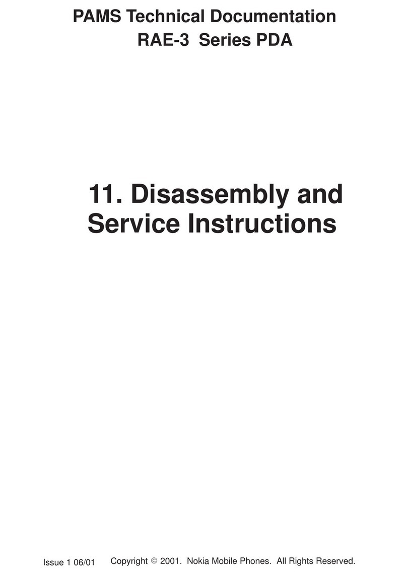 Nokia RAE-3 Series Disassembly and Service Instructions