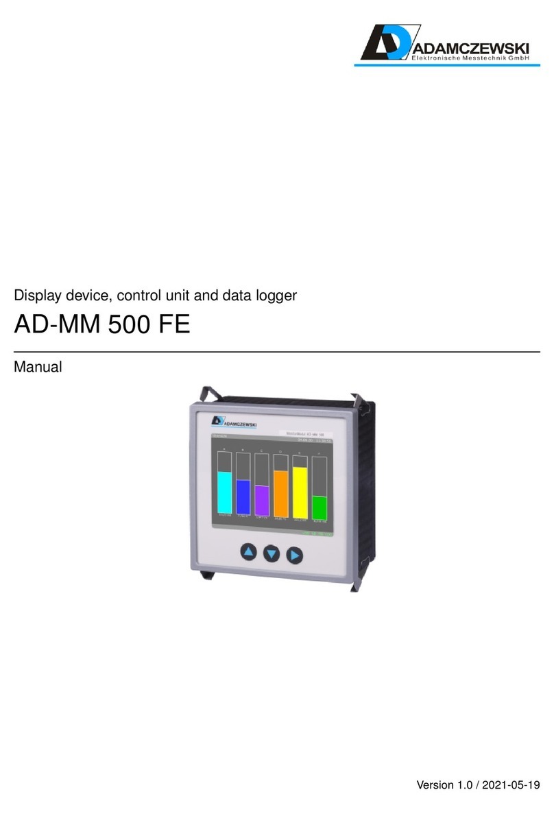 Adamczewski AD-MM 500 FE manual
