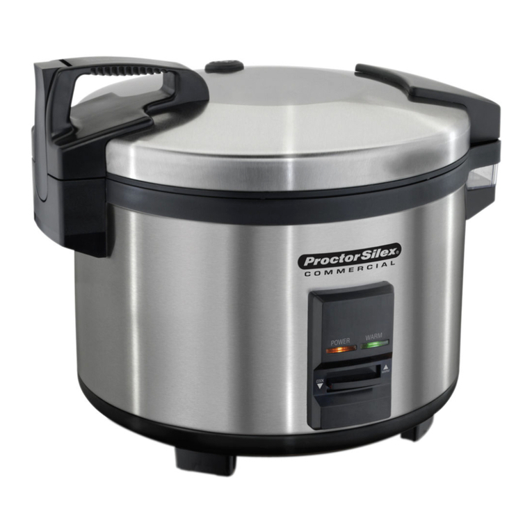 Proctor-Silex 37540-CE Series Operation manual