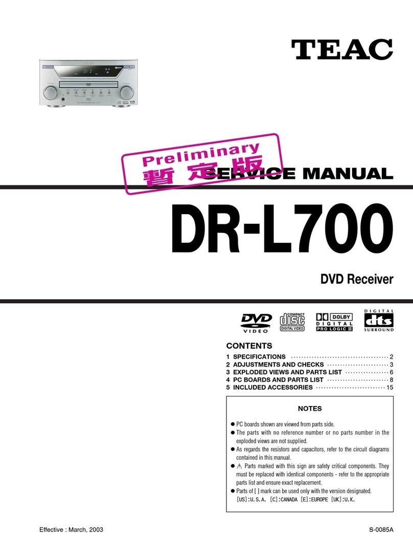 Teac DR-L700 Service manual