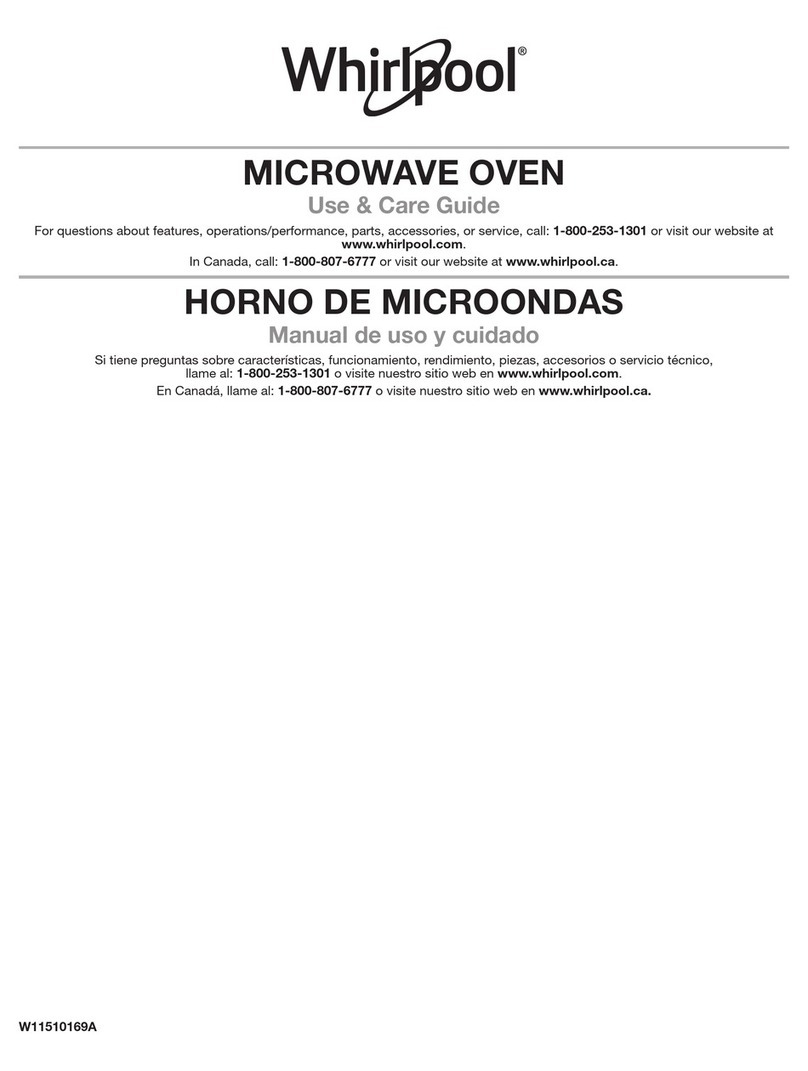 Whirlpool W11510169A Use & care guide
