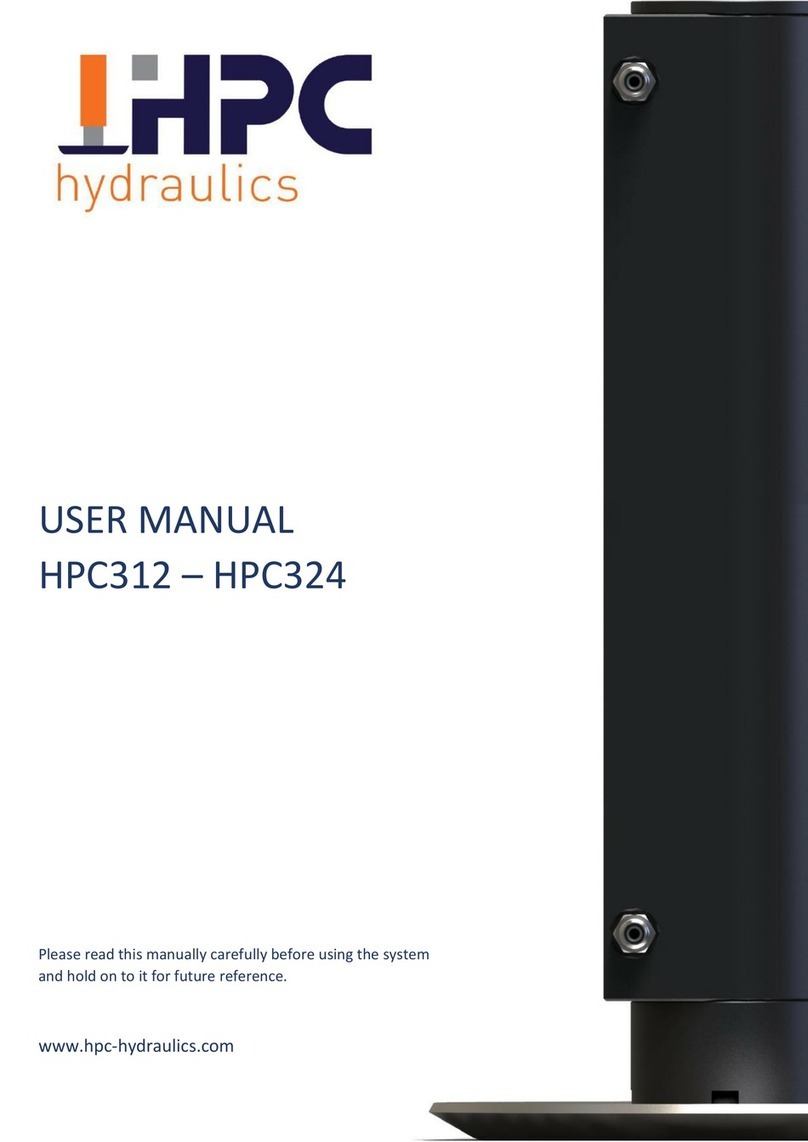 HPC Hydraulics HPC312 user manual