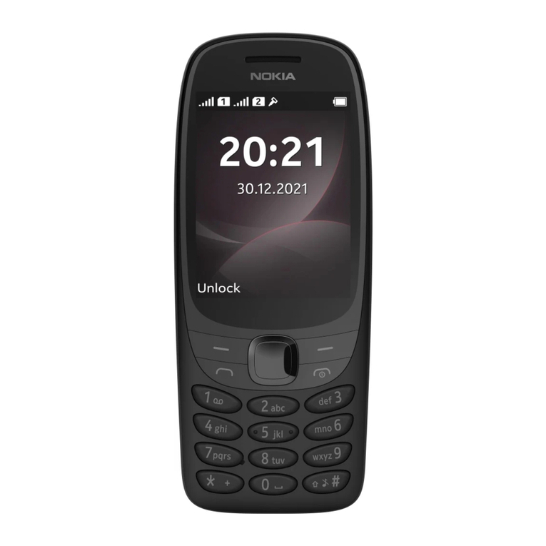 Nokia 6310 User manual
