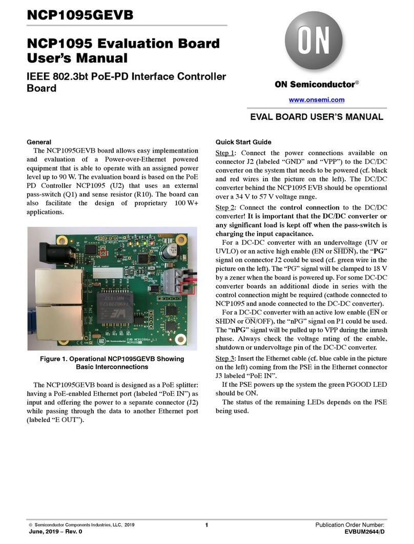 ON Semiconductor NCP1095GEVB User manual