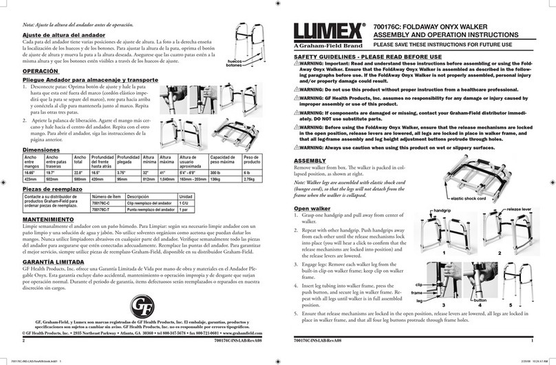 Lumex 700176C-C User manual