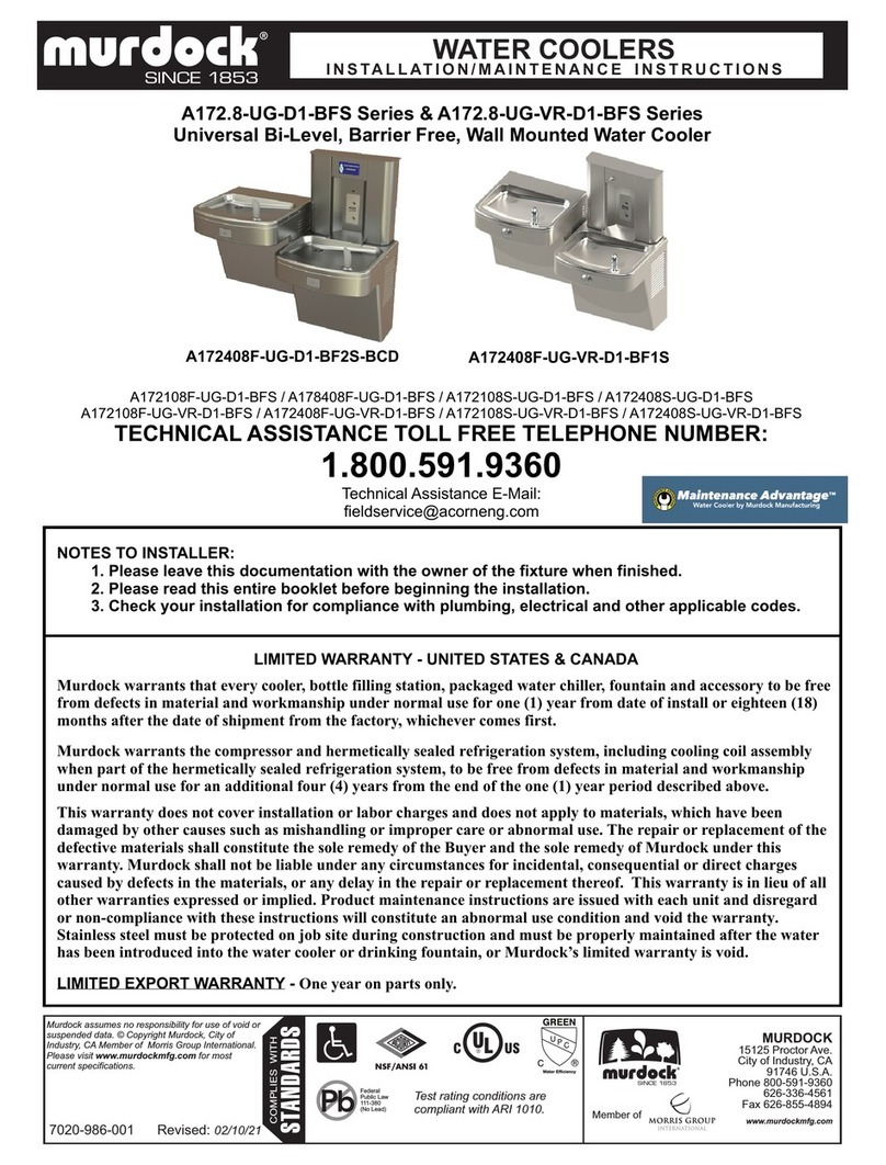 Murdock A172.8-UG-D1-BFS Series Installation and operating instructions Murdock A172.8-UG-D1-BFS Series Installation and operating instructions