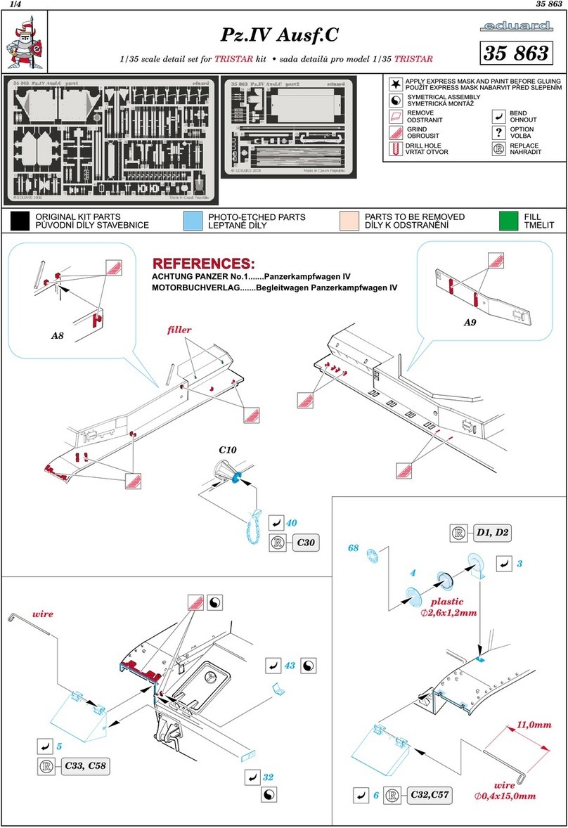 Eduard Pz.IV Ausf.C quick start guide