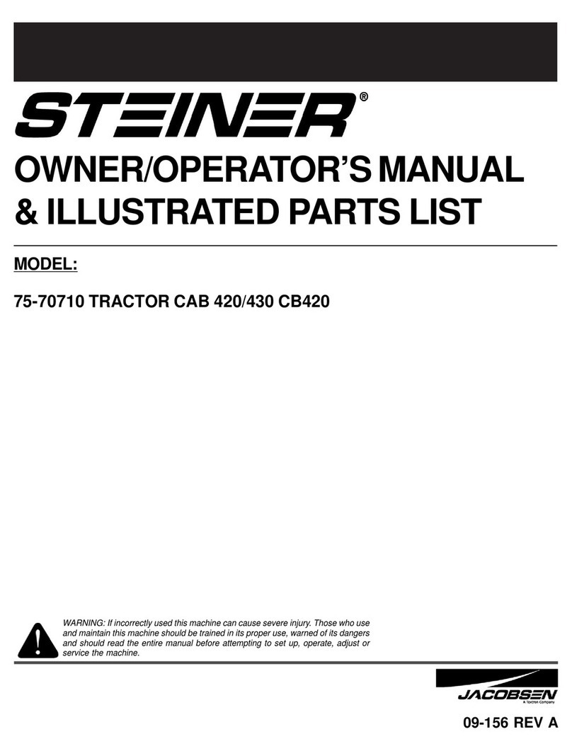 Jacobsen STEINER 75-70710 Setup guide