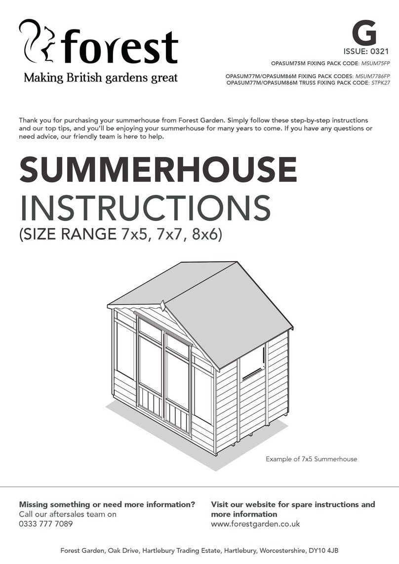 Forest garden OPASUM75M instructions
