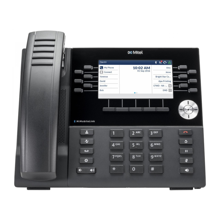 Mitel Telepo 6930IP Quick reference guide