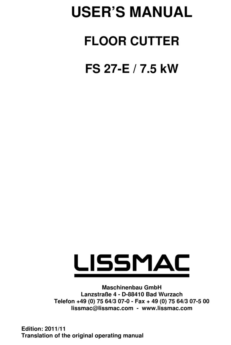 Lissmac FS 27-E user manual