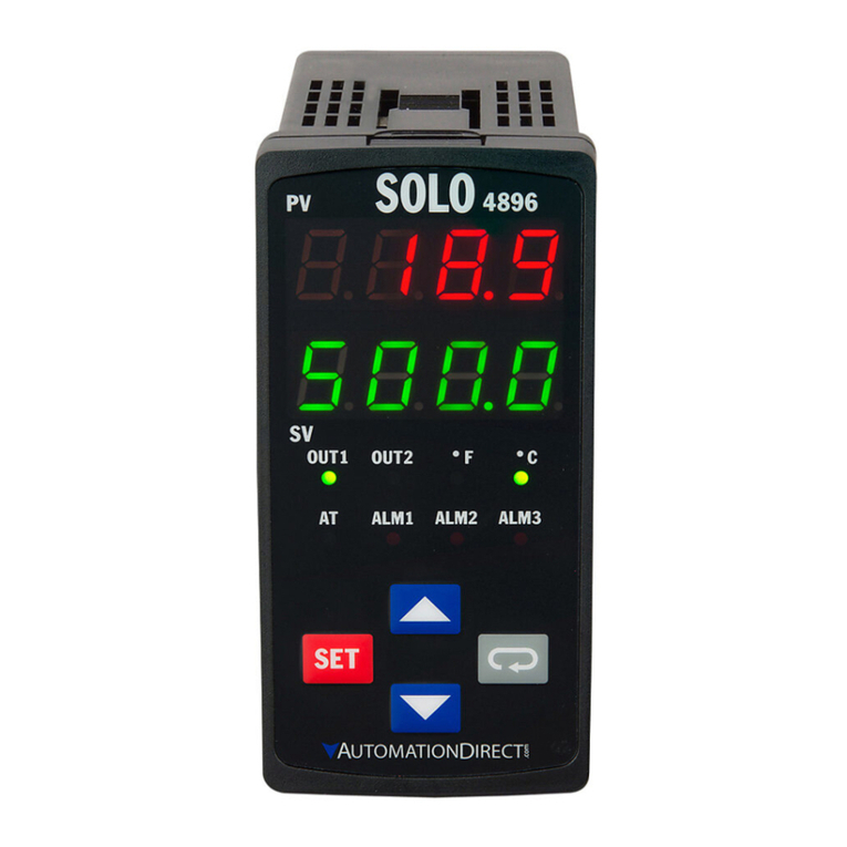 Automationdirect.com SOLO SL4896 Series Quick start guid Automationdirect.com SOLO SL4896 Series Quick start guid