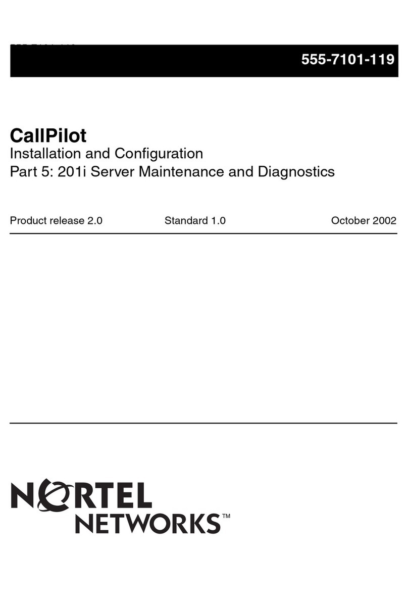 Nortel 201i Operating and maintenance instructions