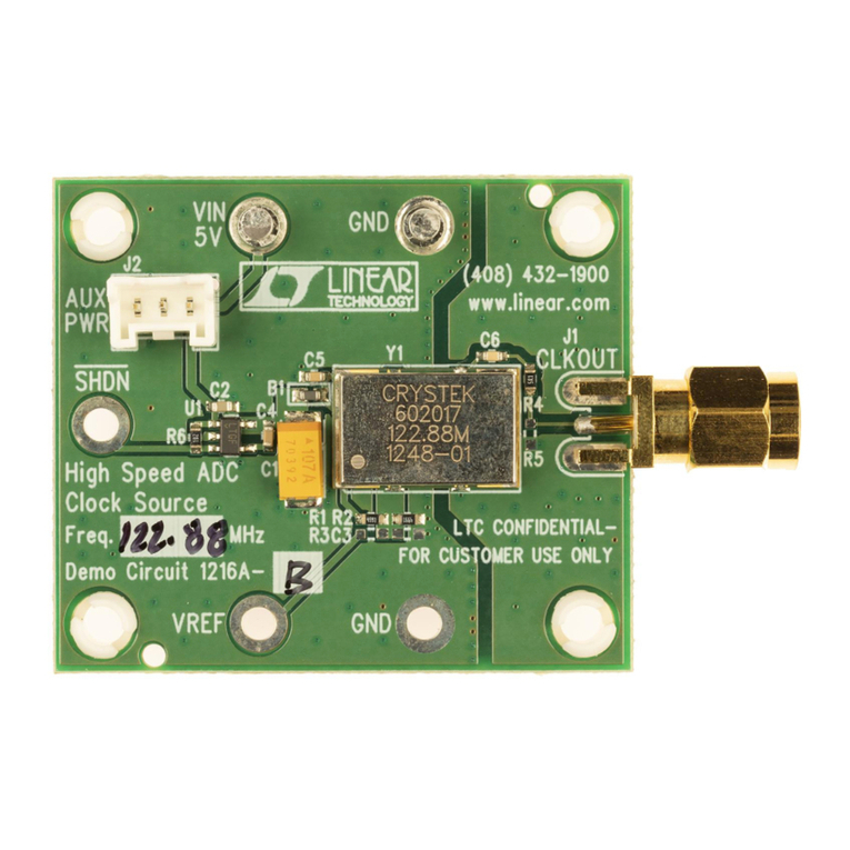 Linear Technology DC1216A-A Quick setup guide