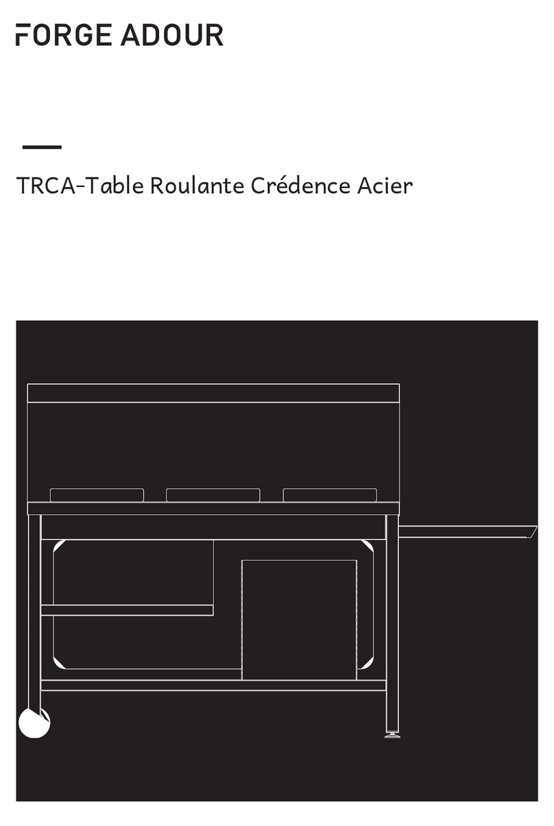 FORGE ADOUR TRCA GB Instructions for use