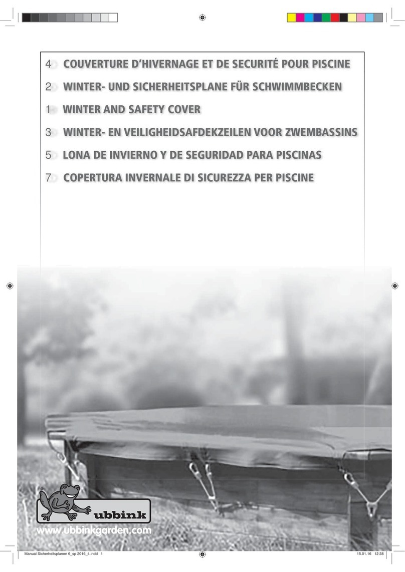 Outside Living Industries Hiver Pool UBBINK Series operating manual