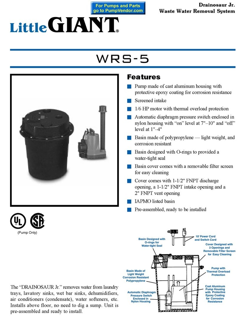 Little Giant WRS-5 User manual