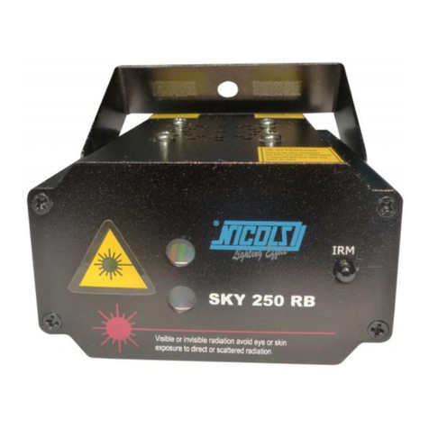 Nicols SKY 250 RB User manual