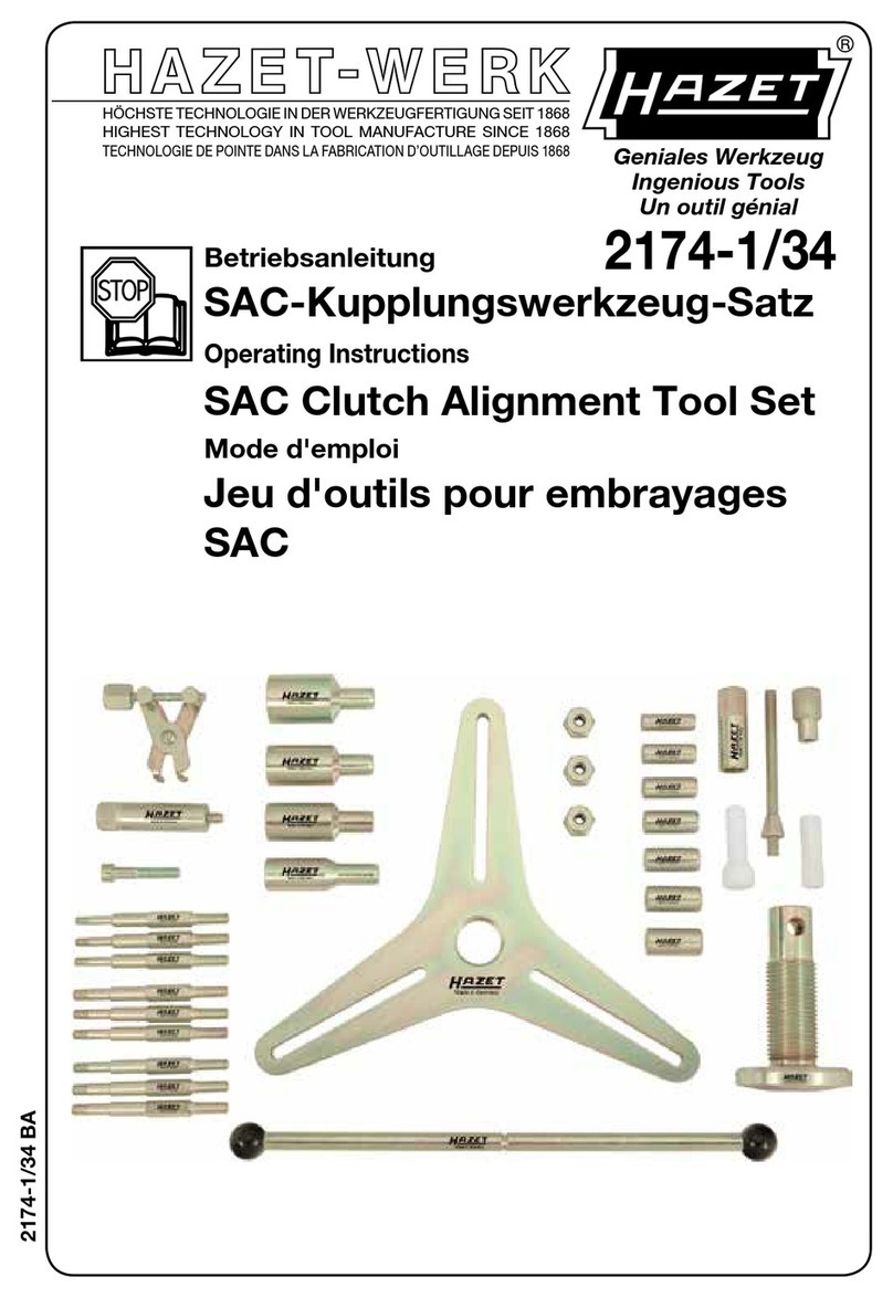 HAZET-WERK SAC operating instructions