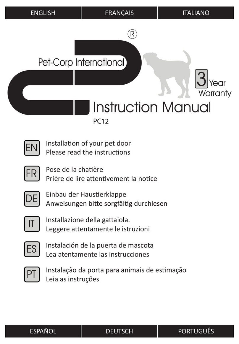 Pet-Corp PC12 User manual
