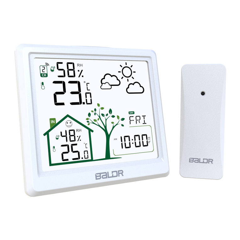 BALDR B0389WST2H2 Wireless weather station
