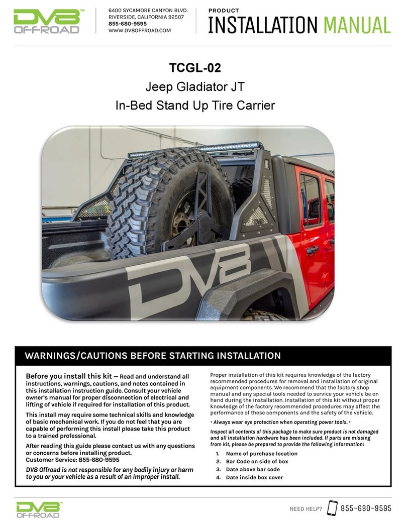 DV8 TCGL-02 User manual