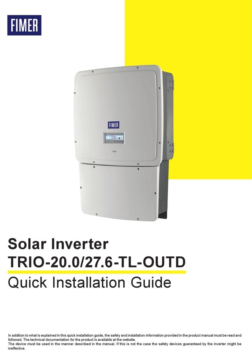 Fimer TRIO-20.0-TL-OUTD User manual