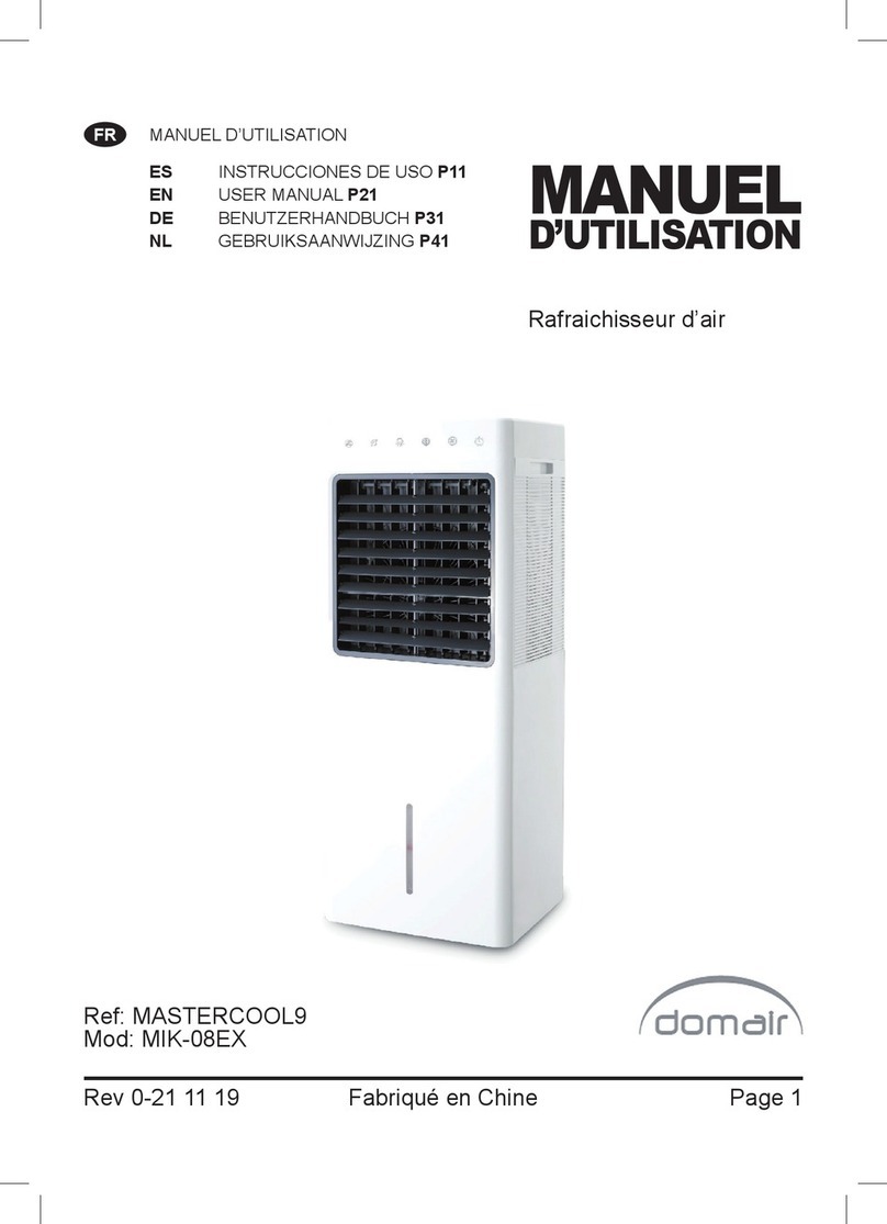 Domair MASTERCOOL9 User manual