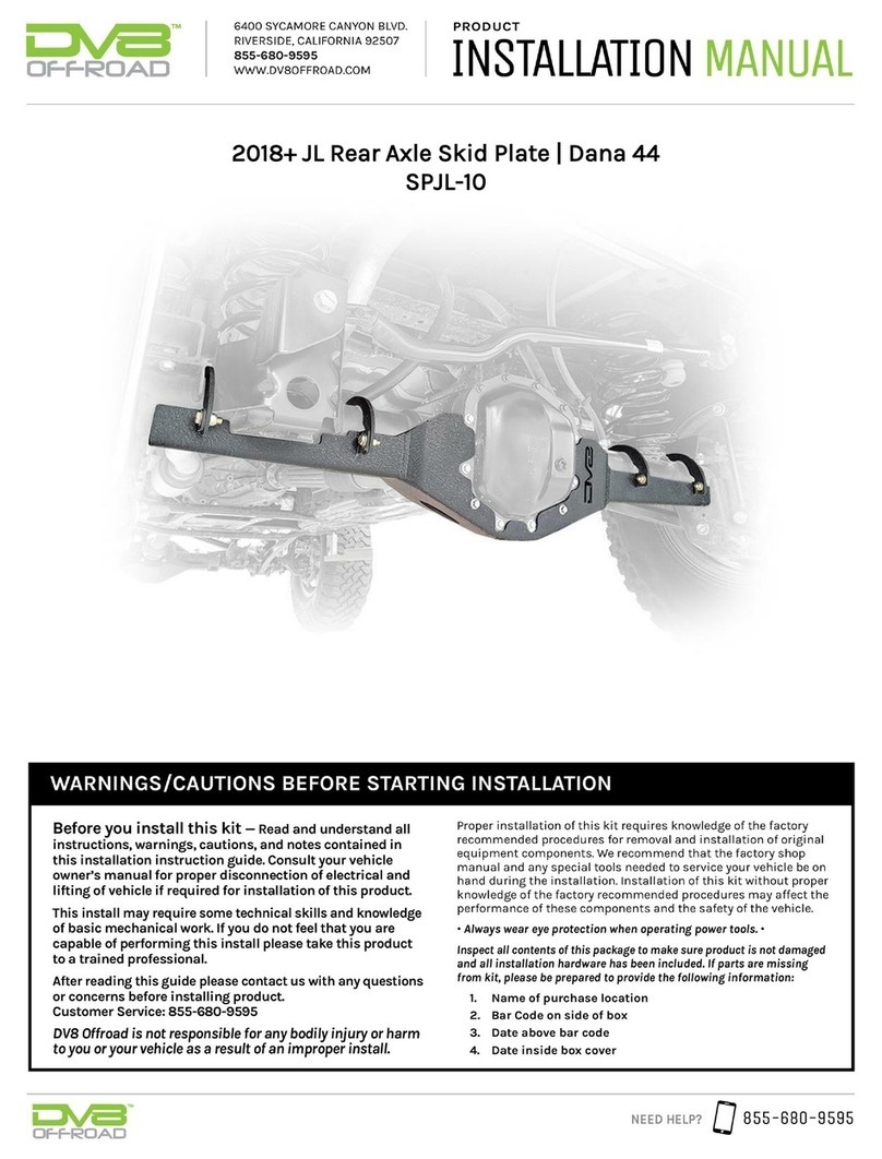 DV8 SPJL-10 User manual