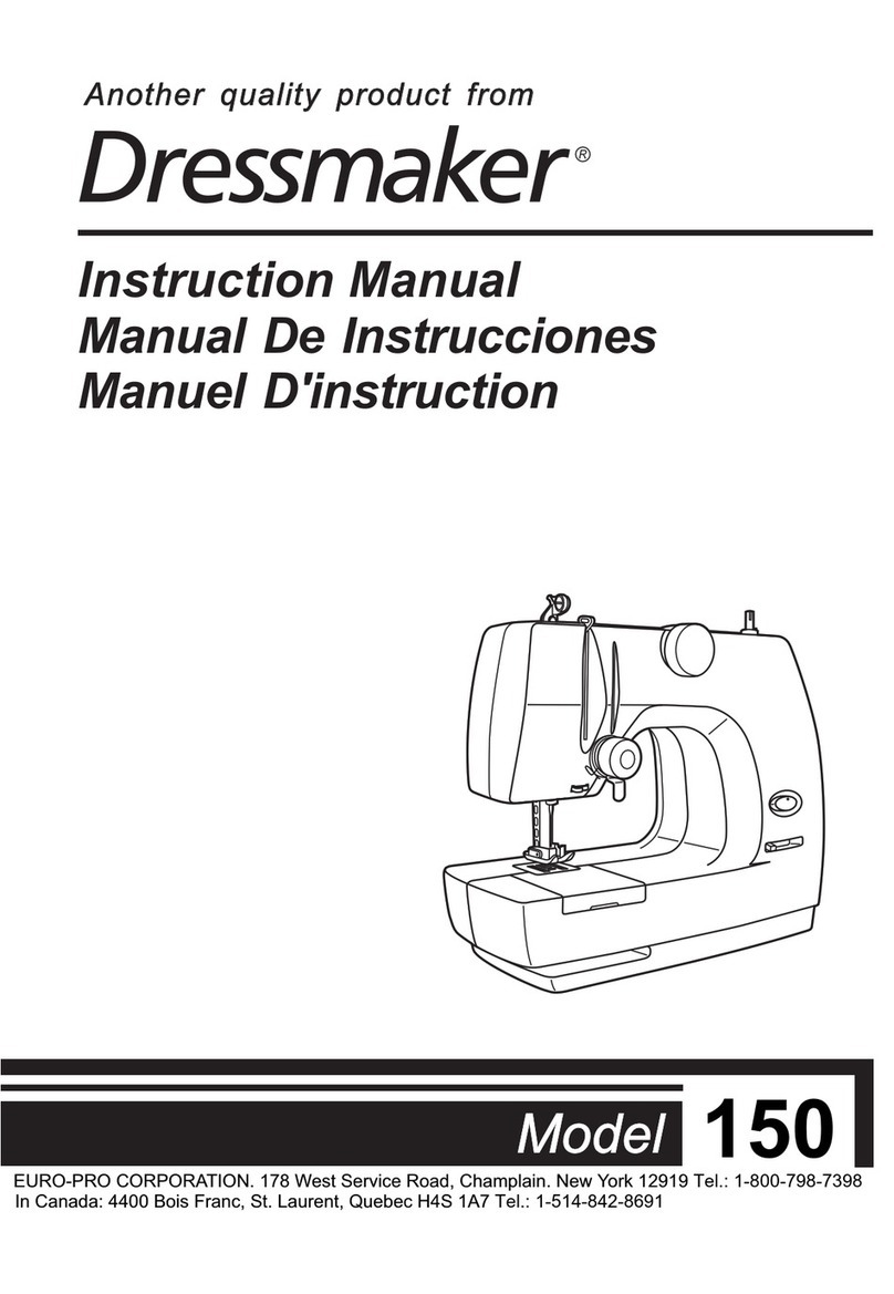 Dressmaker 150 instruction manual