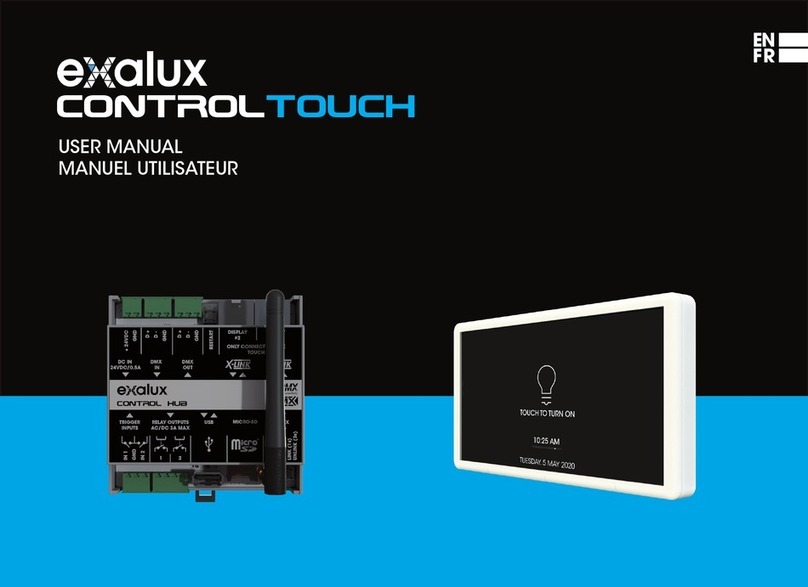 Exalux CONTROL TOUCH User manual