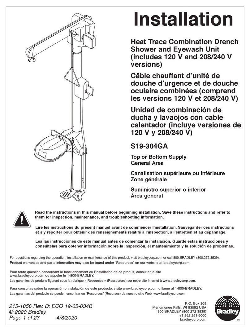 Bradley S19-304GA User manual