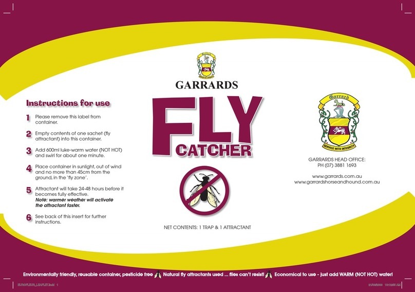 Garrard Fly Catcher User manual