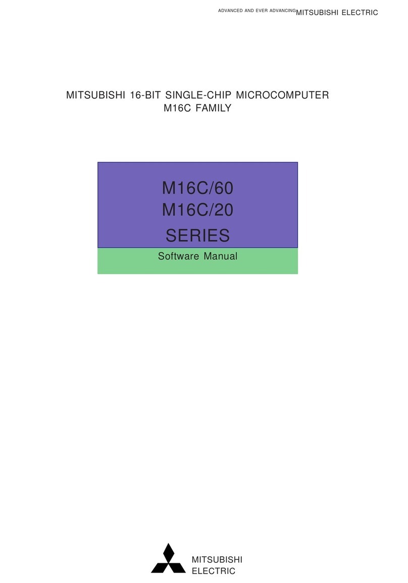 Mitsubishi M16C/60 Series Software manual